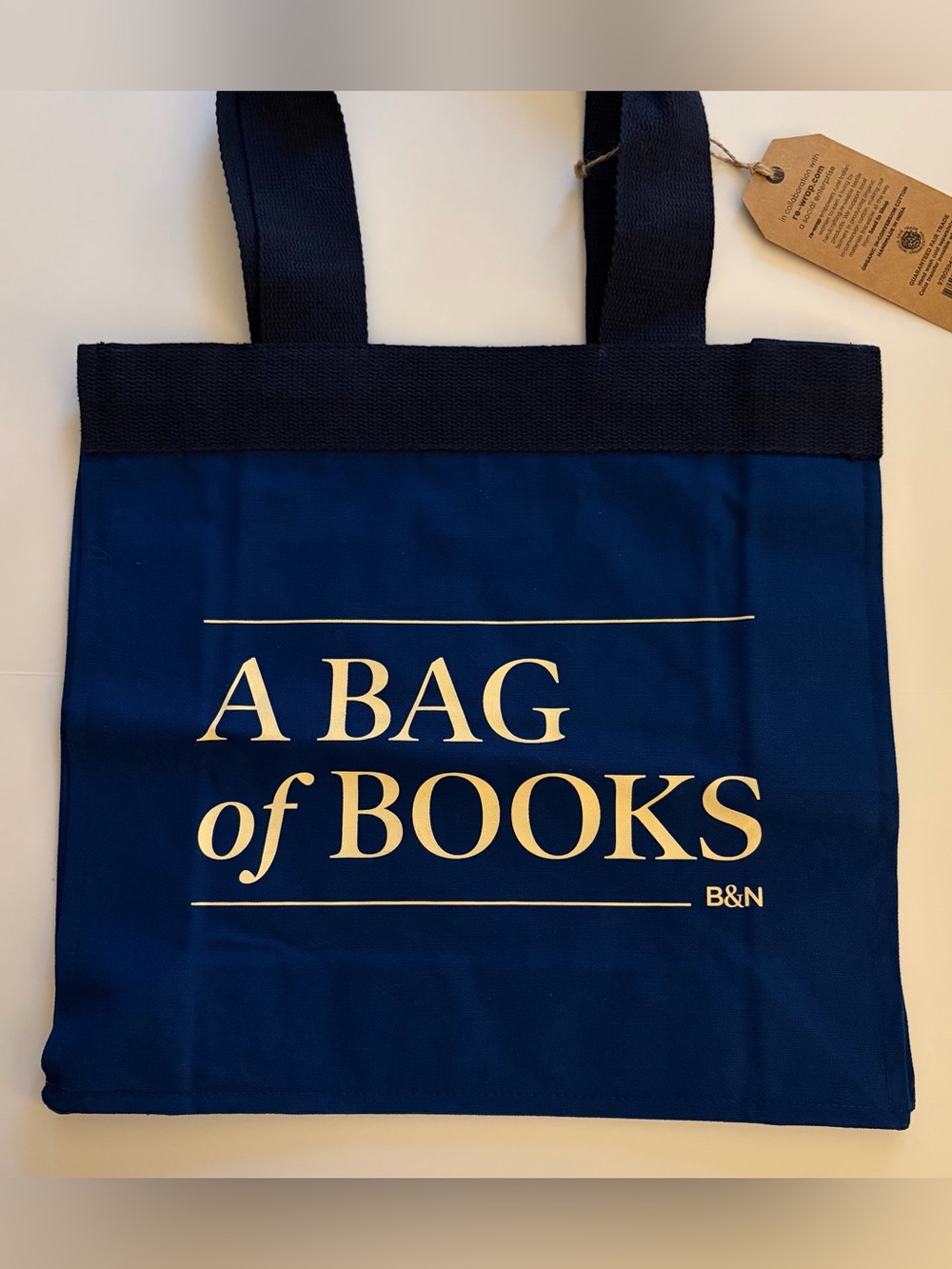 Barnes & Noble Dark Blue Book Tote